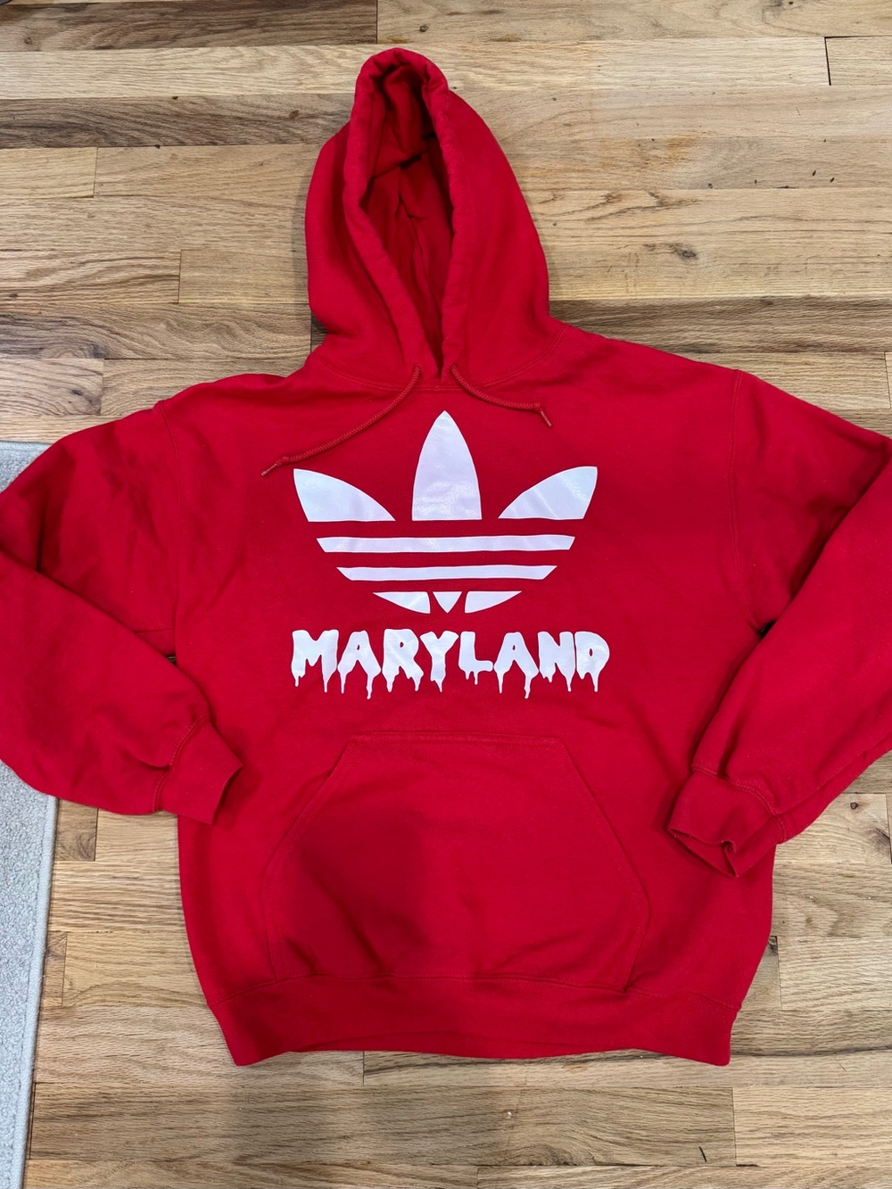 Gildan Red Heavy Blend Pullover Hoodie